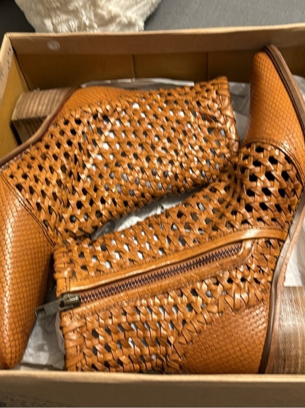Free People in the loop woven boots tan - Picture 6 of 11